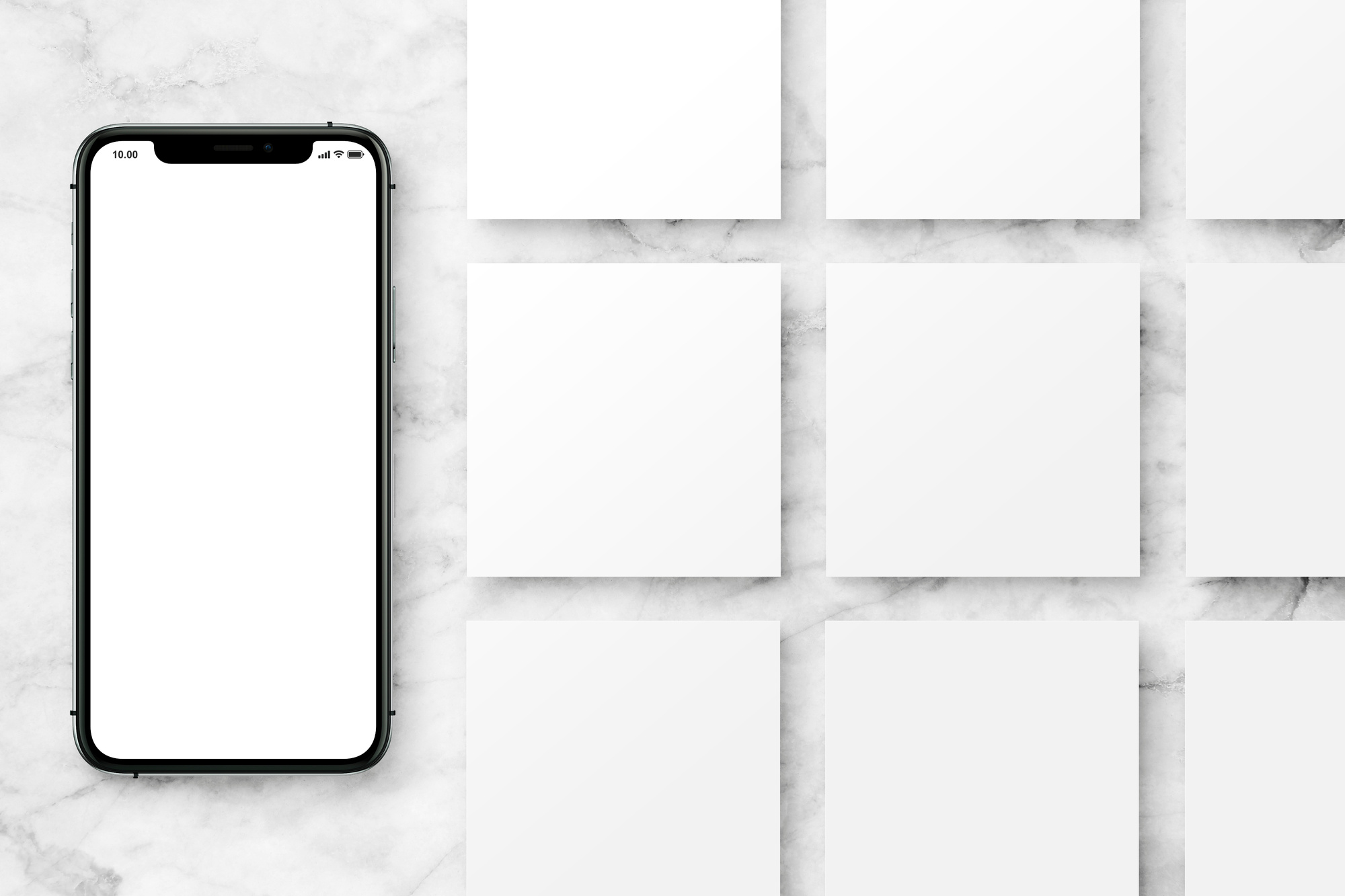Instagram Feed Presentation with iPhone